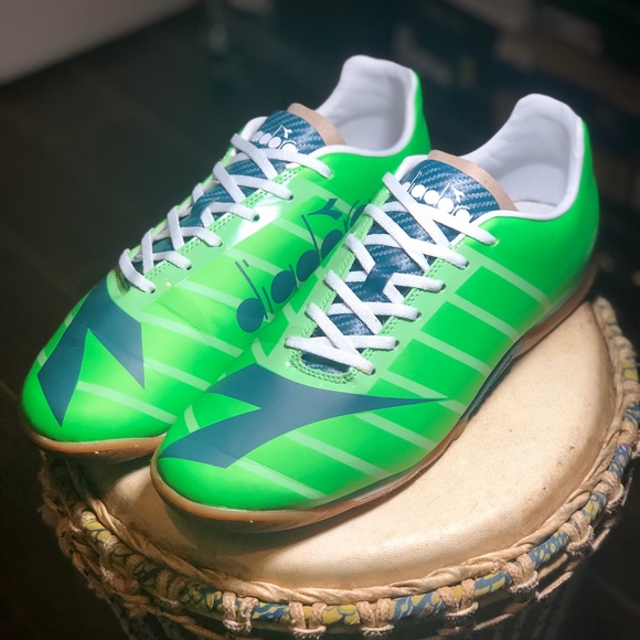 Diadora RB2003 R ID Soccer Green Fluo/Atl Sz 12.5 - Picture 6 of 9